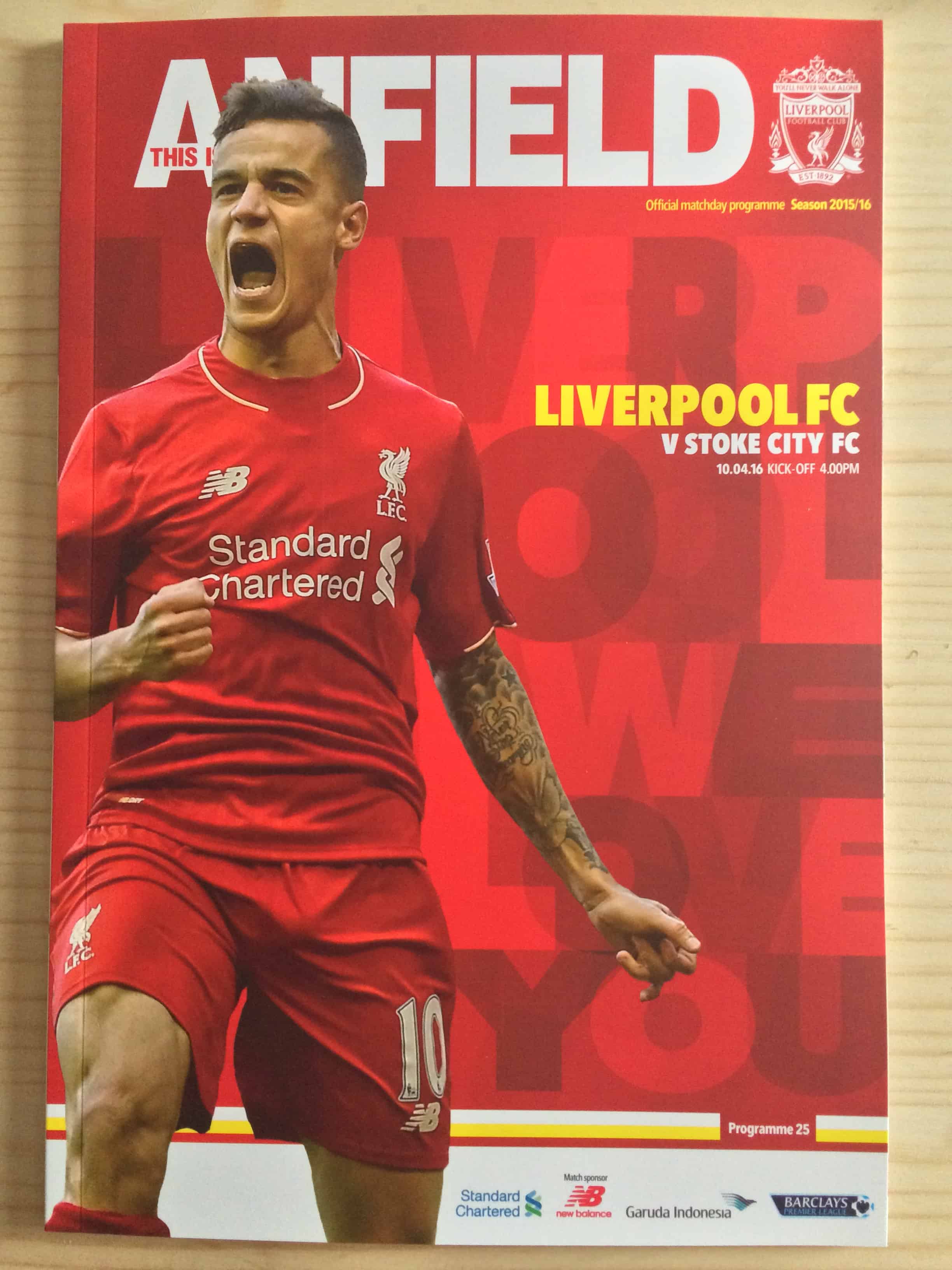 Liverpool FC v Stoke City FC